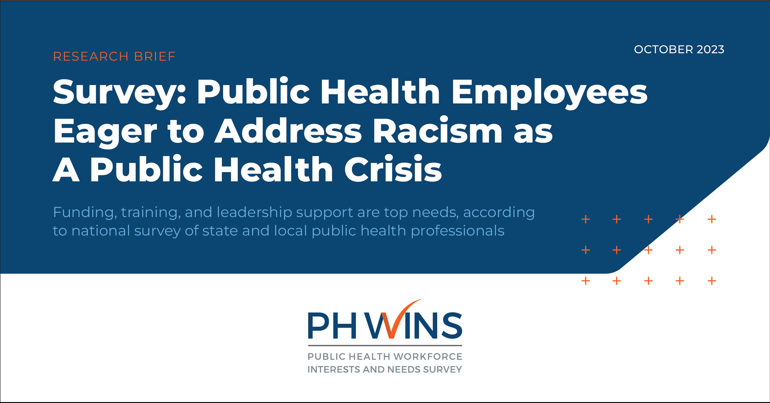 PH WINS Data: Public Health Workers Eager To Address Racism As A Public ...