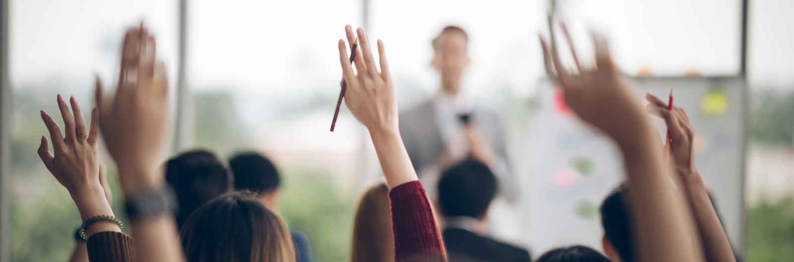 In-person training in conference room